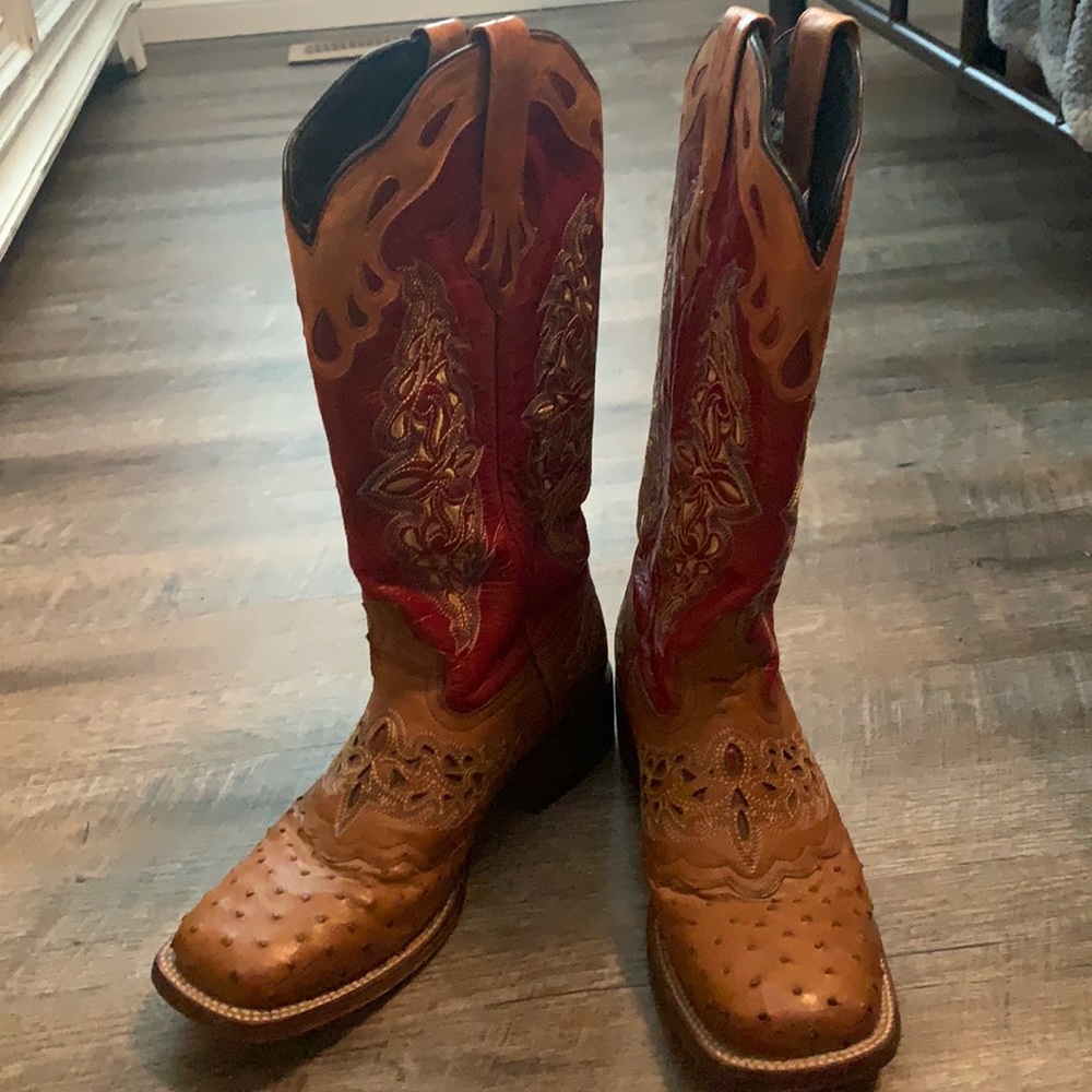 Ostrich skin LUCHESSE